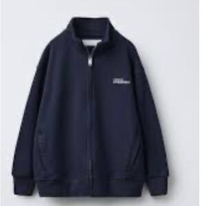 NWT Zara kids‎ full zip sweatshirt Unlimited Creations navy size 13/14 years